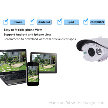 Outdoor HD IR CUT wireless Plug&play webcam Motion detection
